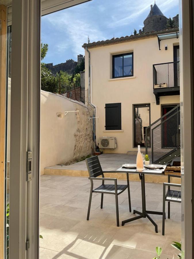 Ma Pierre A L'Edifice, Face A La Cite Vue Sublime, Studio Avec Terrasse Carcassonne Exterior photo