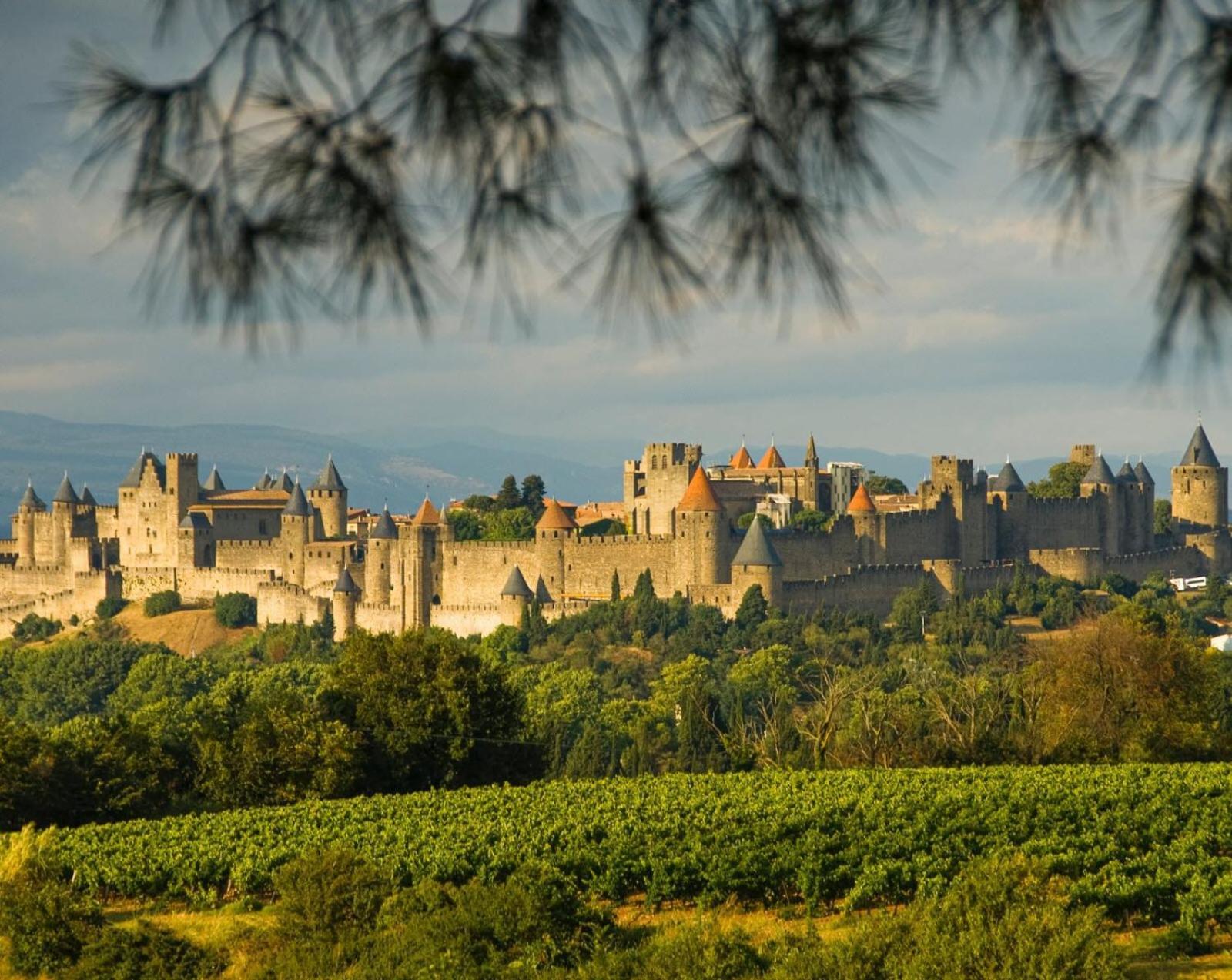 Ma Pierre A L'Edifice, Face A La Cite Vue Sublime, Studio Avec Terrasse Carcassonne Exterior photo